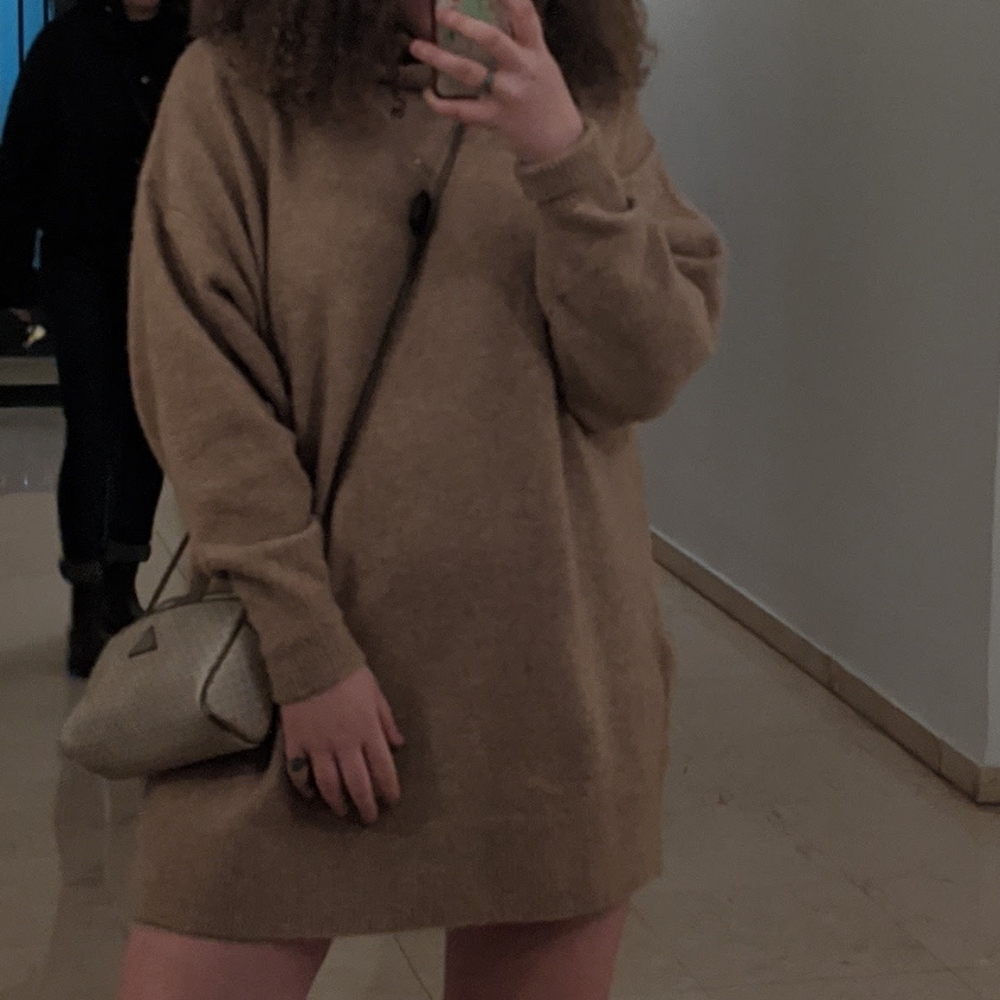 Thick Turtleneck Dress